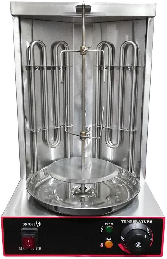 NadineDutol Grills électriques d'extérieur, 3 kW, acier inoxydable., éclat