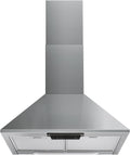 Indesit hotte aspirante, 60 cm, Argenté, de cheminée