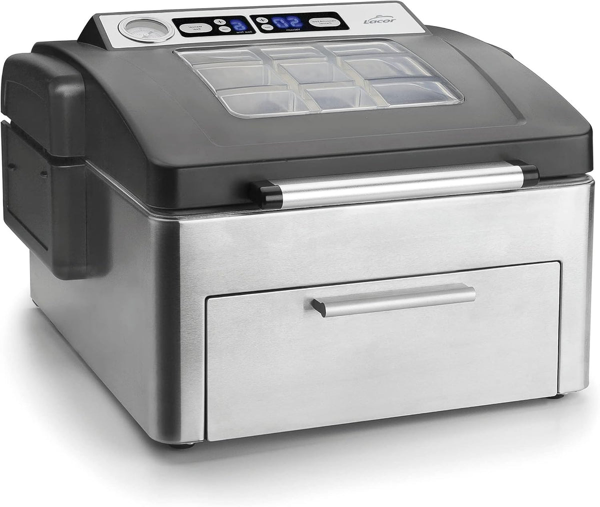LACOR Appareils de mise sous vide, Blanc, 69352 - Scelleuse sous vide professionnelle, machine à vide, Ustensile professionnel durable