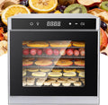 lilishangmao déshydrateur alimentaire, 35 x 45 x 32 cm, Acier inoxydable, Argenté, Professionnel - 6 Plateaux En Acier Inoxydable