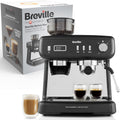 Breville Machines à café automatiques, Noir, Barista Max+ machine à expresso, latte et cappuccino, Mouture et dosage intelligent