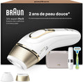 Braun épilateur à lumière pulsée, Marron/Blanc, Epilateur Lumiere Pulsee Silk·expert Pro 5 PL5156, Blanc et Or
