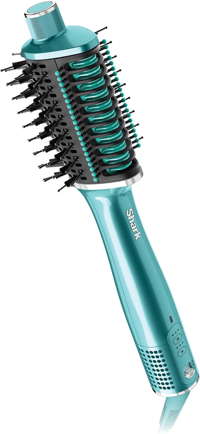 Shark Brosses électriques et soufflantes, Noir, Glossi 2-en-1 Accessoire Chauffant et Air Glosser HT302EUTL