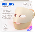 PHILIPS Masques, Bleu/Rouge, masque LED 3-en-1 visage, contour des yeux et cou, 3 modes spécialisés, technologie lumières bleue