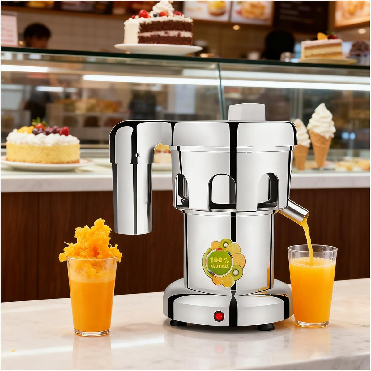WEICNE centrifugeuse, 350 W/550 W/750 W, 370 W, Acier inoxydable, Argent, Jus De Fruits, Restaurants Et Hôtels A3000( )