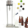 Machine Capsuleuses, 10 cm × 15 cm × 53 cm, 530 mm, Noir, sceller bouteilles verre semi-automatique, for l'embouteillage bière