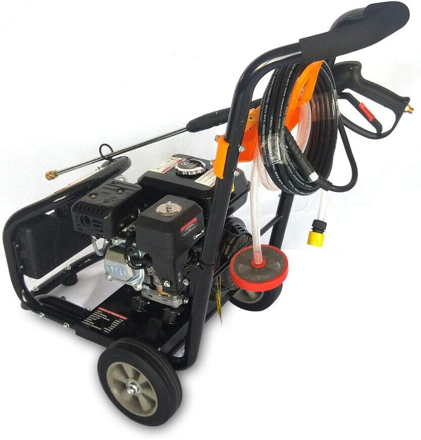 Jintaihua nettoyeur haute pression, 66 x 41 x 53 cm., Noir, professionnel à essence avec moteur à essence