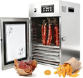 HEIHEIZI déshydrateur alimentaire, 800 W, Noir, Compact Domestique, 14 Crochets et 10 Grilles et 1 Plateau et 1 Poussoir à Saucisses