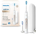 PHILIPS Rotatives, Blanc, Sonicare ExpertClean 7500 - Brosse à dents électrique avec application, 4 modes de brossage et 3 niveaux d'intensité