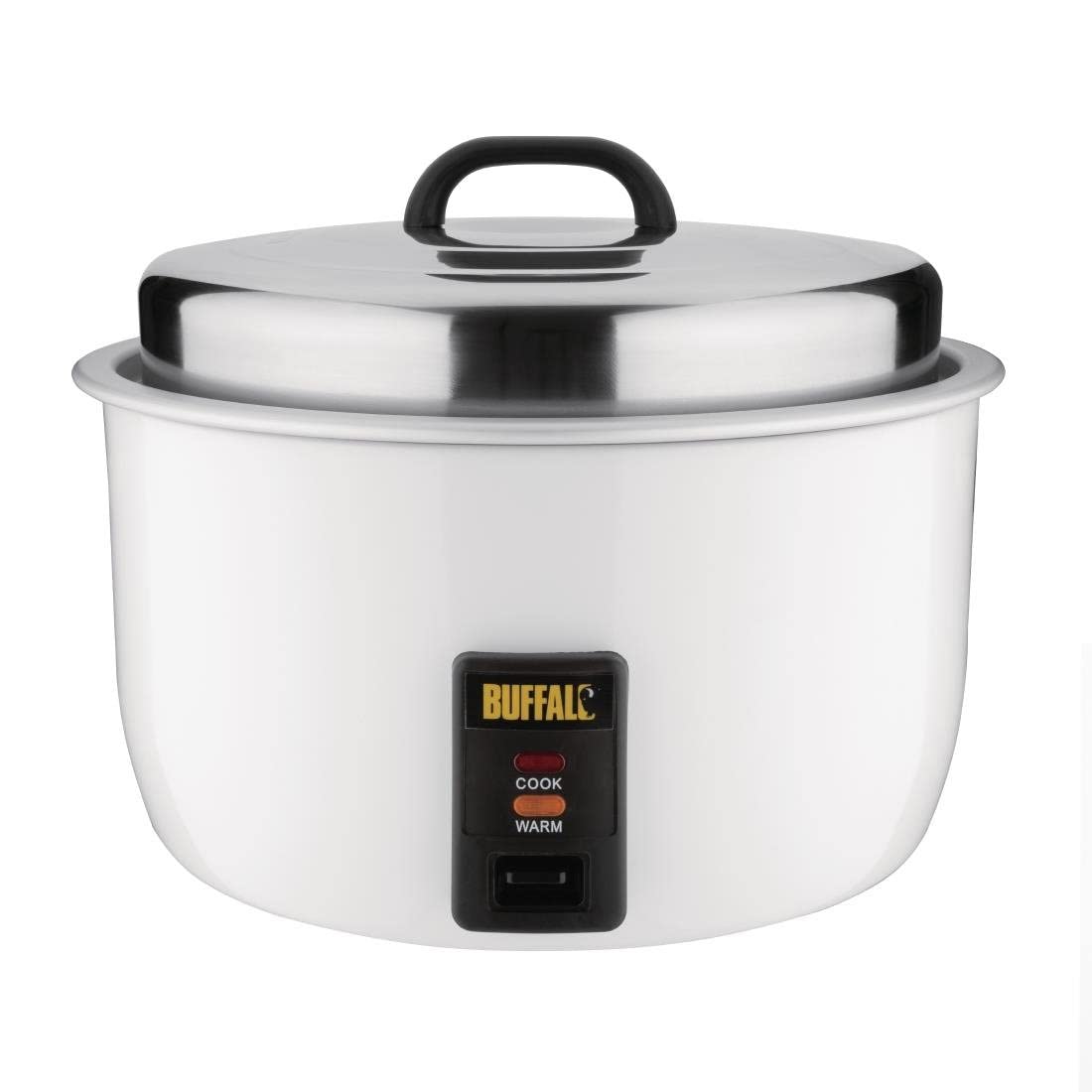 Buffalo Cuiseurs à riz, 2,95 kW, 10 litres, 23 litres, Blanc, Cuiseur à riz professionnel robuste, Pot intérieur antiadhésif