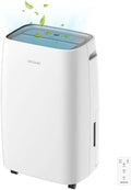 Cecotec déshumidificateur, 580 W, 6 L, 30 L, Blanc, BigDry 10000 Expert Connected, Réservoir Amovible, Déshumidification /jour