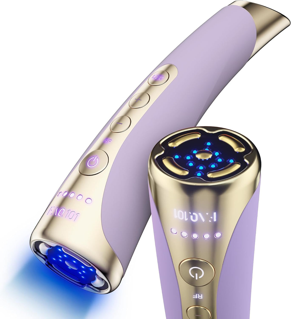 FAQ appareil de massage, Rouge/Bleu, 101 Amethyst RF & LED - Masseur Visage Rouge Et Bleu - Amethyst