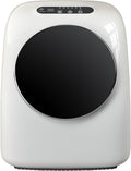 COUCHO lave-linge, 2 L, Argenté, Mini machine à laver automatique, essoreuse, petite machine à laver portable compacte avec écran tactile