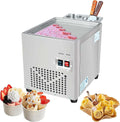 RayGenius sorbetière, 488*302*328 mm 488*302*328 mm, 220v, Acier Inoxydable, Argenté, Machine à Glaces Reel