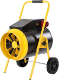 WARMTEC Radiateurs électriques, 15 kW, 400 V, 1100 m, Noir