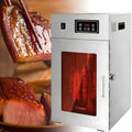 ZenSeFarin déshydrateur alimentaire, 800 W, 7.5 kg, Acier inoxydable, Argenté, Sechoir Viande Charcuterie, Séchoir Viande Rotatif 360°