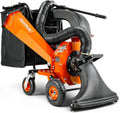 SuperHandy broyeur, 196 cm, 175 L, Noir, Aspirateur à Feuilles & de Bois, Double fonction: aspirateur à feuilles à pousser et de bois