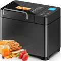 KEEPEEZ Machines à pain, 710 W, 1 kg, Argenté, Machine à pain à convection avec double tubes chauffants, forme en céramique