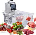 Eoweiot Bains-marie sous vide, 2000 W, 80 L, Noir, Cuiseur sous Vide de précision, Poissons, œufs et boulettes de Viande