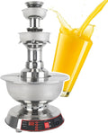 ASerZenith Pompes à vin, 1,5 à 3,5 l., 120 W., acier inoxydable 304., Marron, Tour de fontaine à vin, machine à champagne commerciale