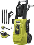 RYOBI nettoyeur haute pression, 2000 W, 450 L, 8 m, Noir