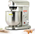 YXZYFPP robot pâtissier, 5 L, 7 L, Argenté, Professionnel électrique sur Socle, 3 Vitesses, tête inclinable