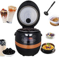 RSQQL Multicuiseurs, 8 L, 1350 W, Noir, Machine à Boba automatique Pearl Pot, cuiseur à tapioca professionnel