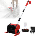 ORIDLECTAL batterie, 1200 W, 20 V, 4,0 Ah, 32 cm, Noir, Fraise à Neige Électrique, Deneigeuse, Pelle a Neige Electrique