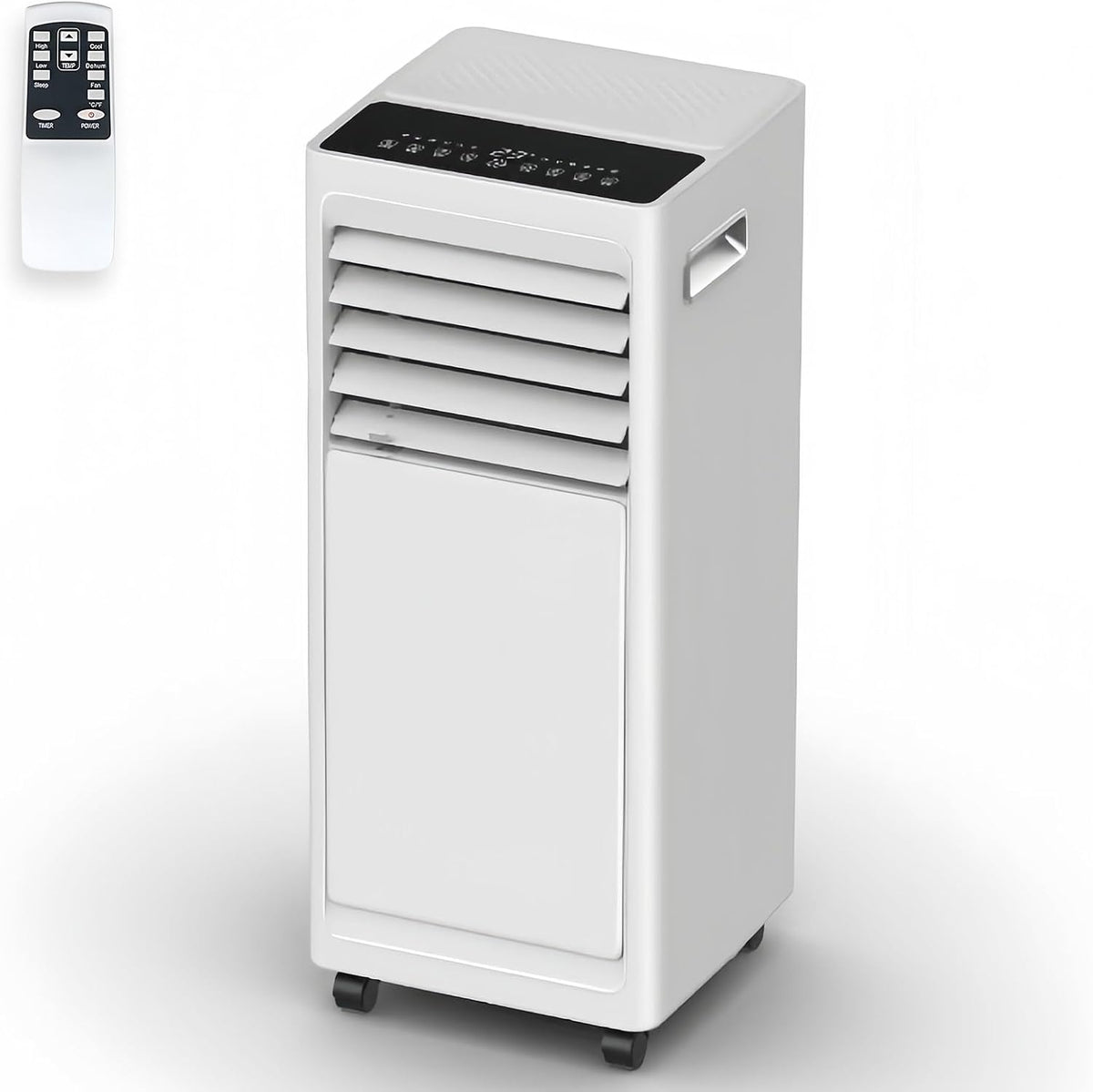 climatiseur portable BANGBANGJI, KY-9A003A, 298 × 290 × 695 mm, 1000 W, ≤58 dB, 9000 BTU, Blanc, Froid Haute Efficacité