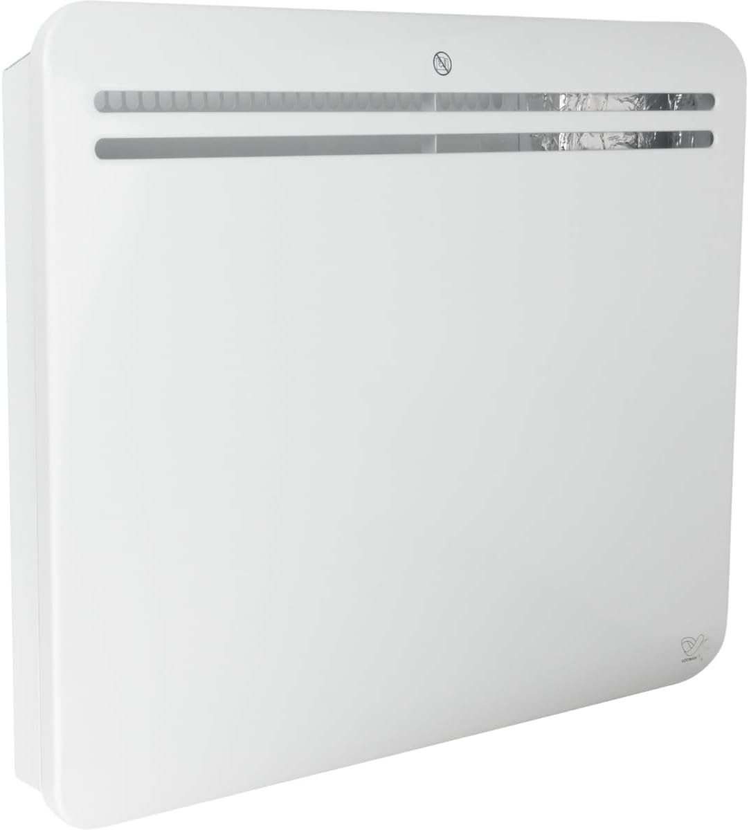 Voltman Radiateurs électriques, radiateur connecté inertie sèche, 750/1000/1500/2000 W, 1000 W, Blanc, Chauffage connecté WiFi inertie sèche Fonte