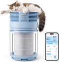 PETGUGU purificateur d'air, 320 m, Blanc, pour animaux HEPA H13, anti-odeurs chat et chien, aspiration 360°