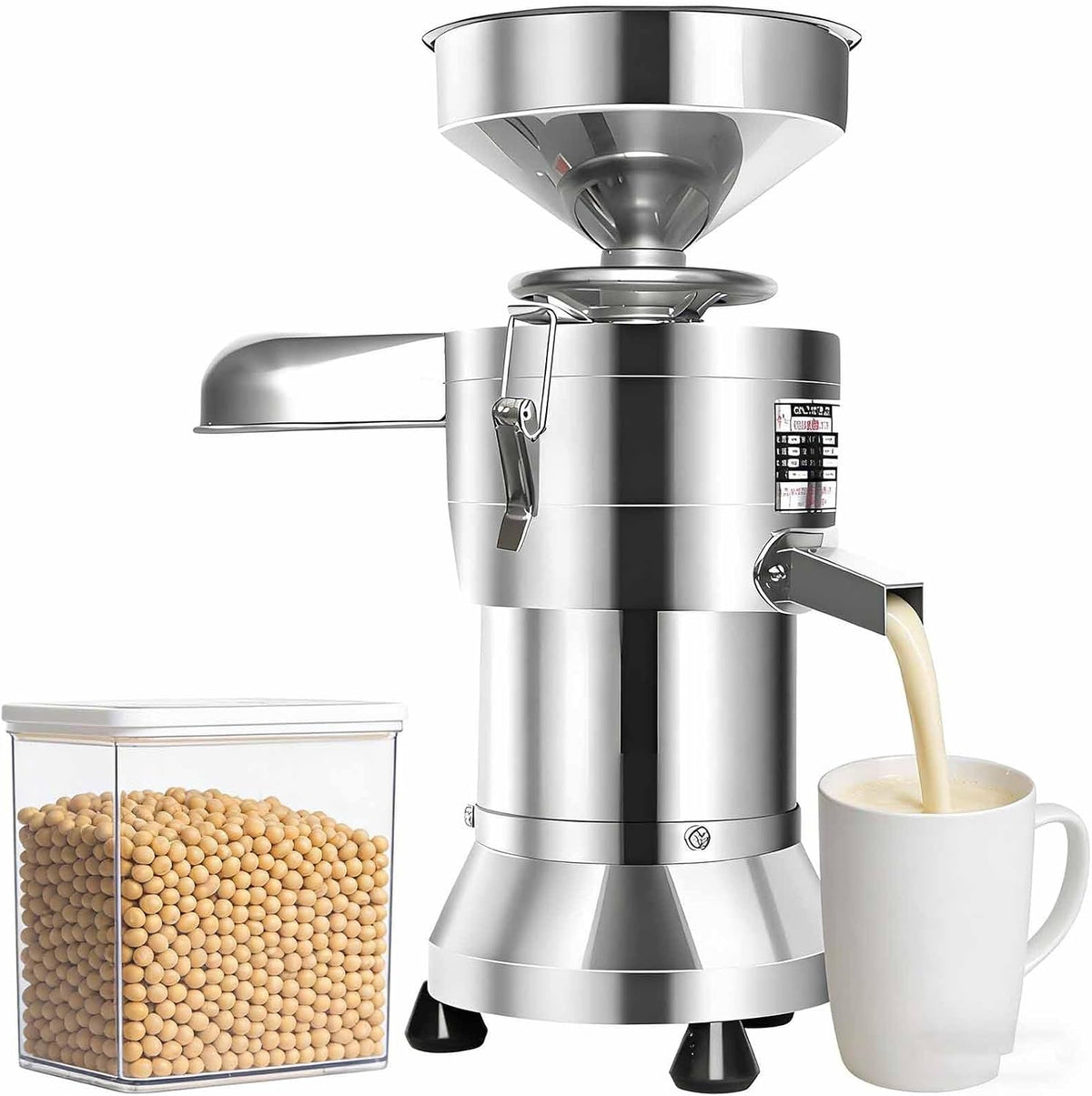 Beachtiful blender, 33 x 33 x 70 cm, 110 V/220 V, 2800 TR/Min, 25KG, Noir, Machine à Tofu Professionnelle