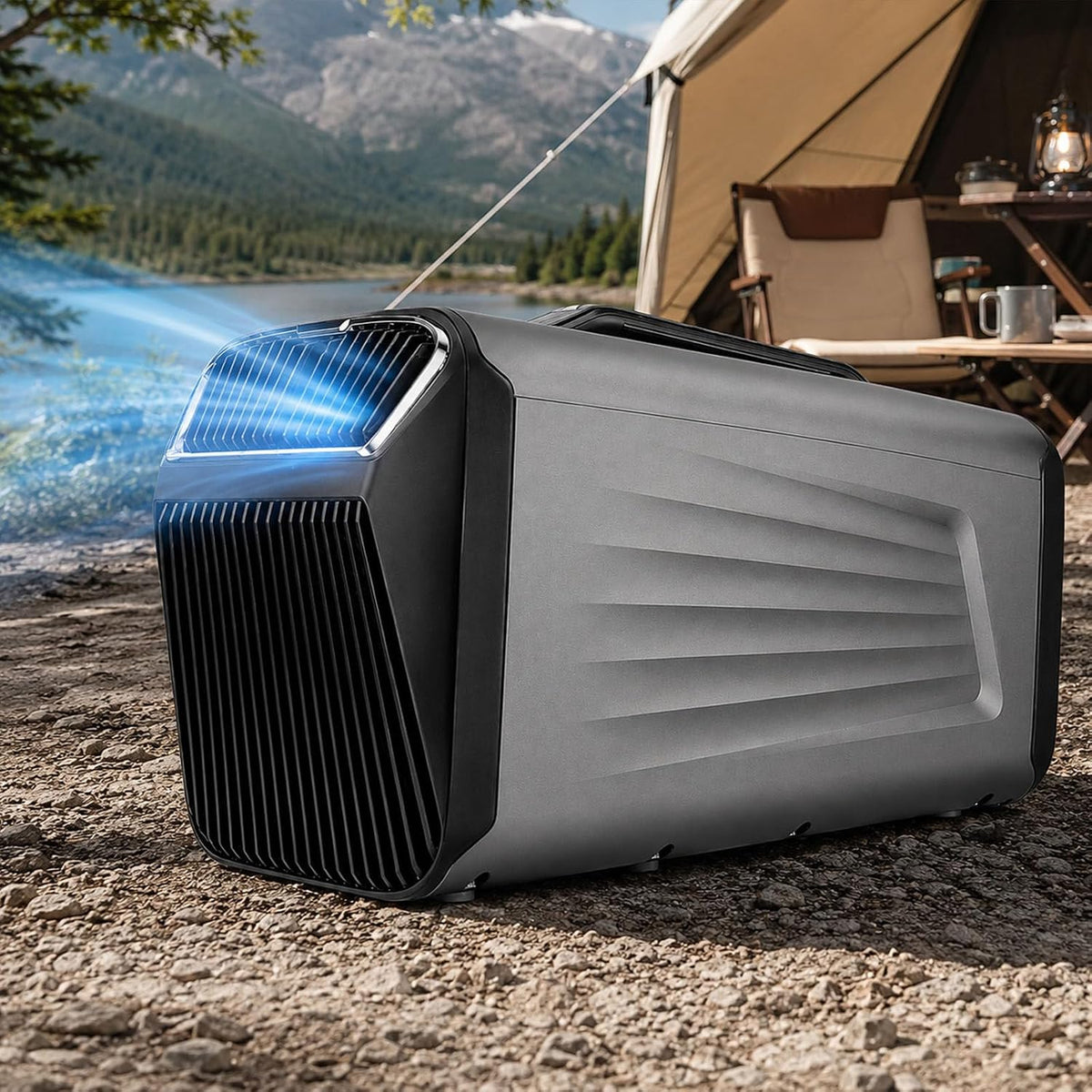 smafoseedding climatiseur portable, 57,5 x 28,9 x 34,9 cm, 5200 BTU, 400 W, 50 dB, 200 Btu, Noir, Climatiseur Mobile Réversible