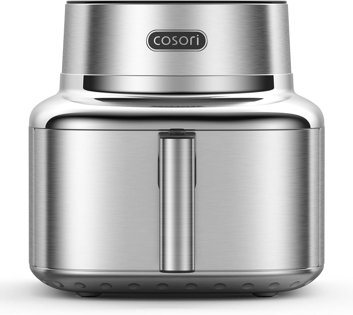 Cosori Friteuses à air, 6.2 L, Argenté, ICONIC Airfryer Acier Inoxydable Revêtement Céramique sans PFAS, 7 Functions
