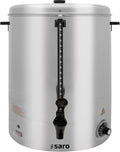 Saro distributeur d'eau chaude, 40 l, 2,4 kW, Argenté, - Hot Drink Maxi Marmite à Vin Chaud/, Robinet de Sécurité